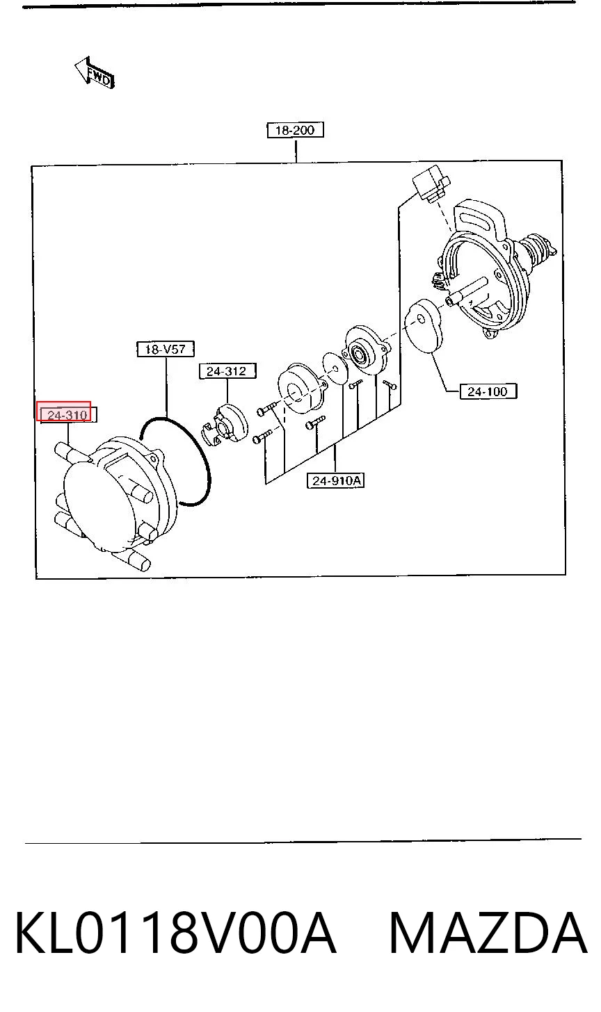 Кришка трамблеру 3898173 Ford