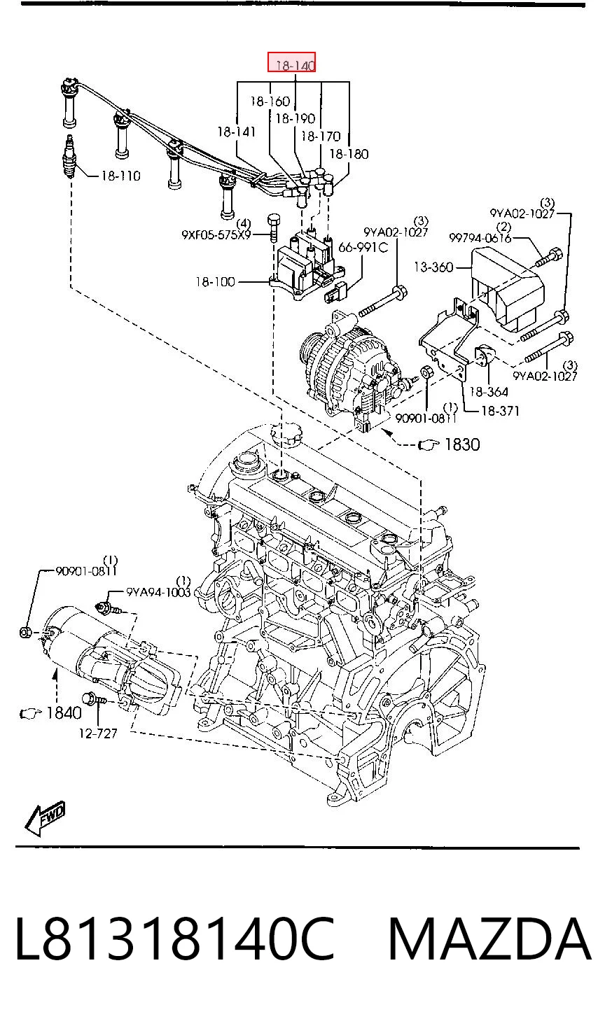 Високовольтні дроти MSK1320 Magneti Marelli