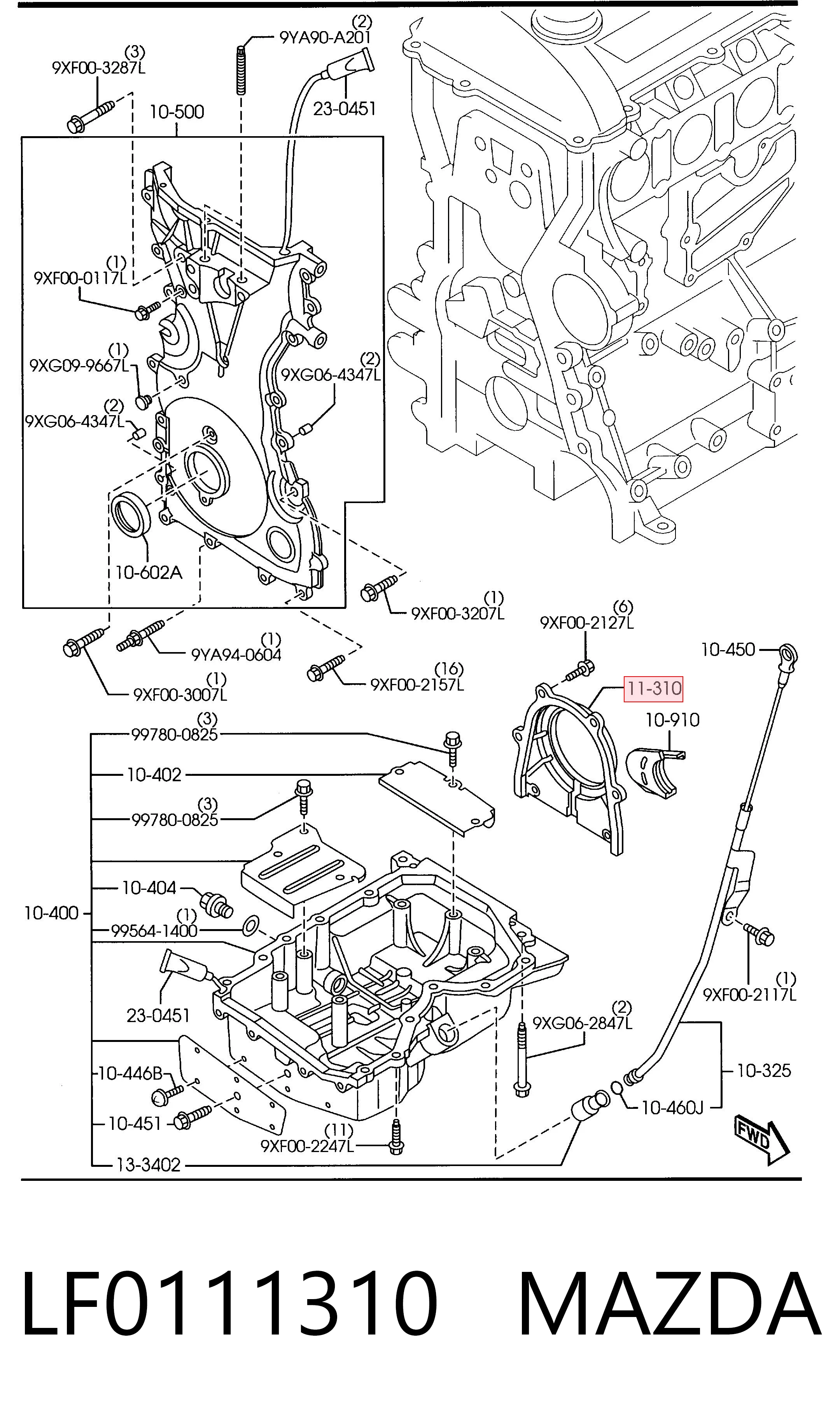 Купити Сальник колінвала задній Ford Transit VI V347/8