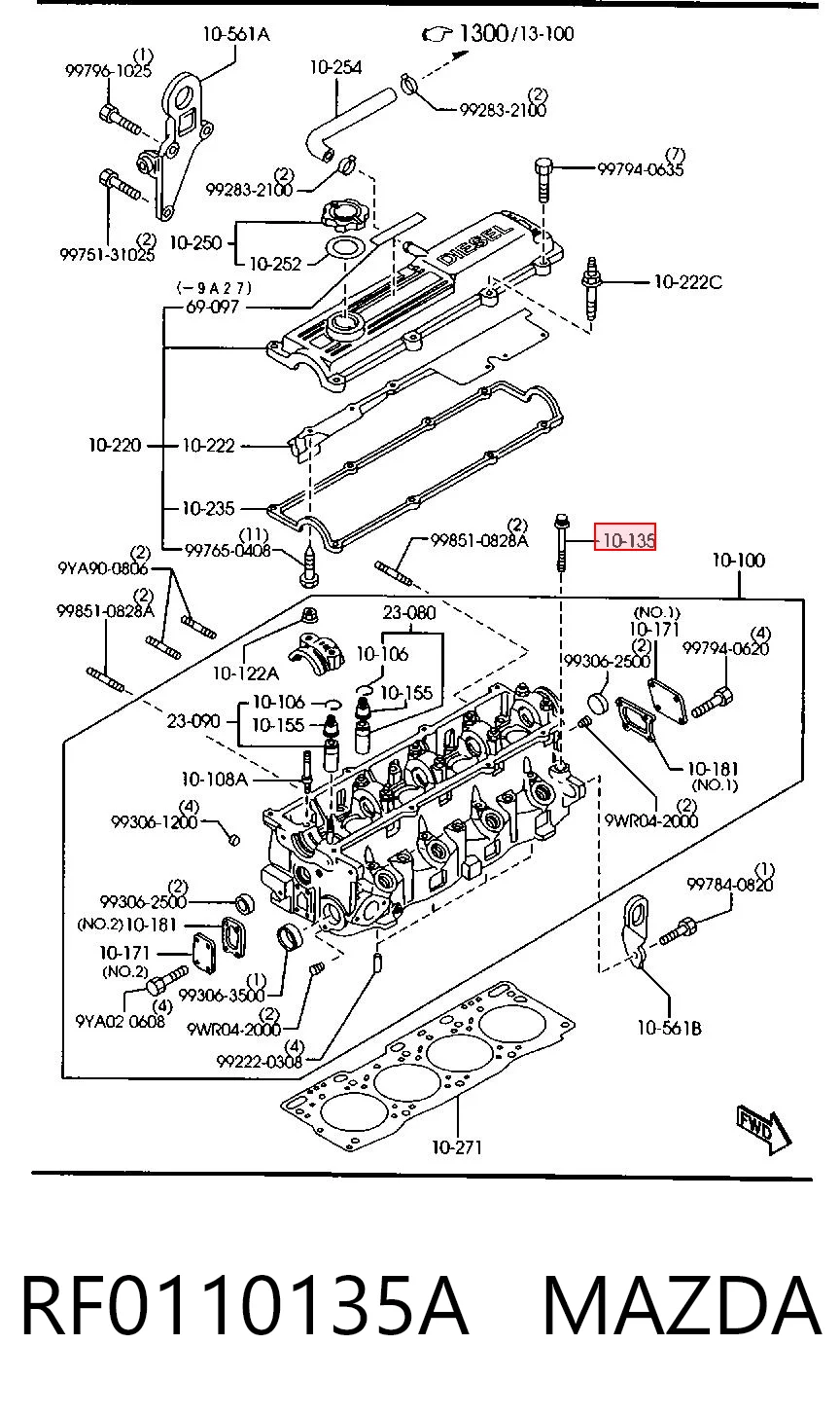 RF0110135A Mazda