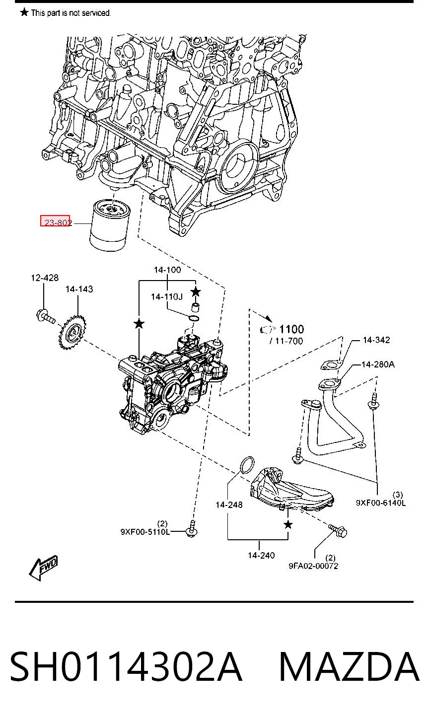SH0114302A Mazda