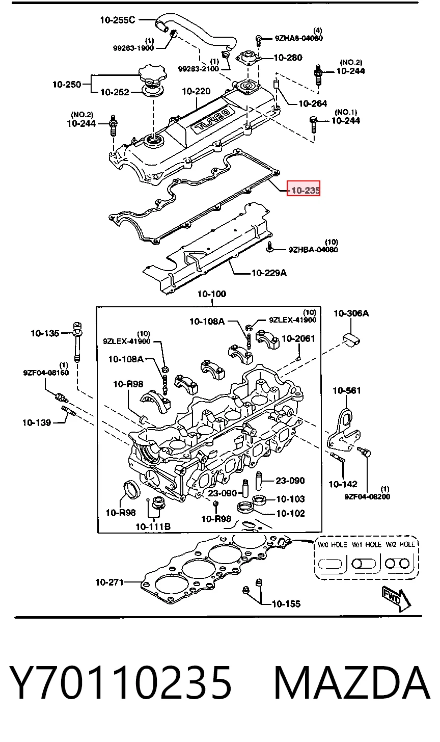 Прокладка клапанної кришки двигуна NIPPON MOTORS 8943138030 ціна, від 7.85 USD