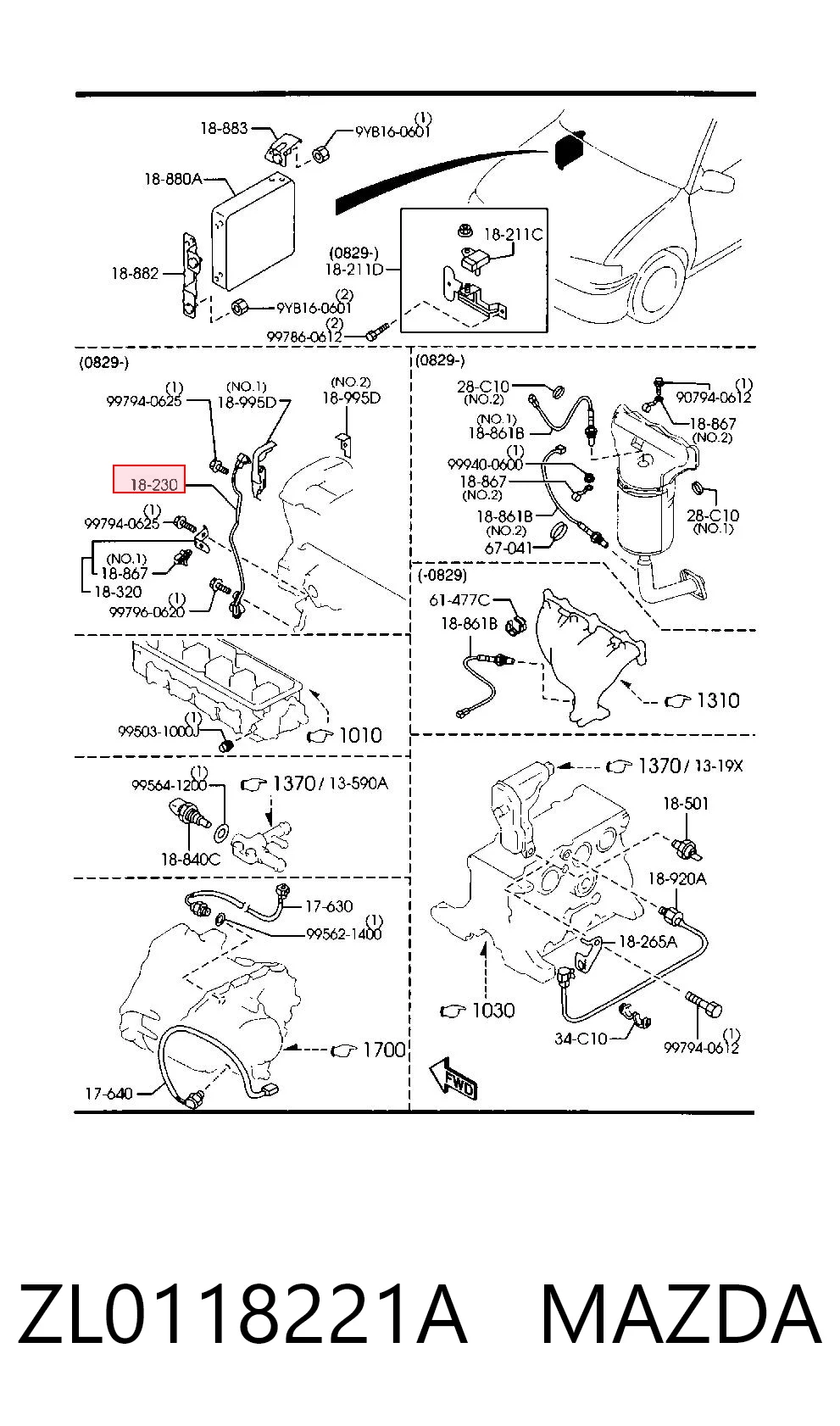 ZL0118221A Mazda ДПКВ