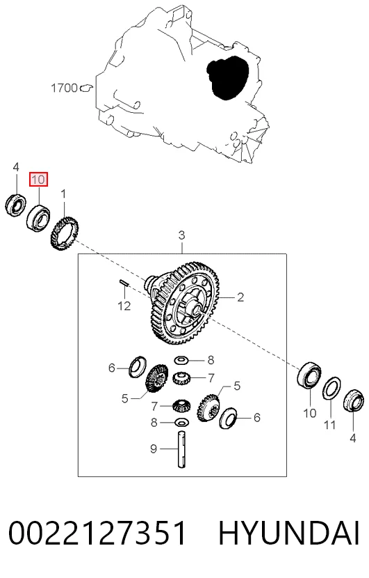 Підшипник ступиці колеса Mercedes A0029807002