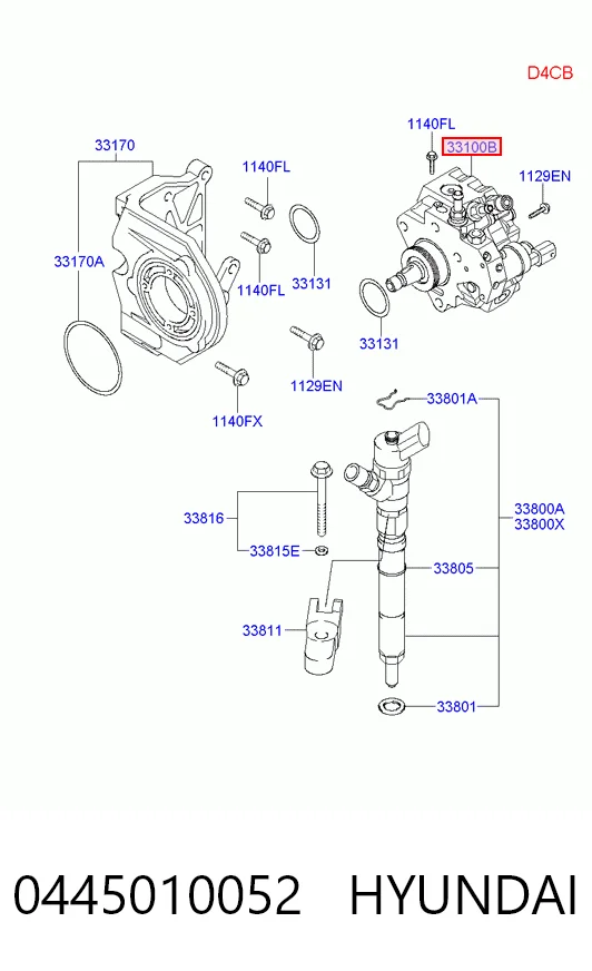445010354 Bosch Насос паливний високого тиску (ПНВТ)