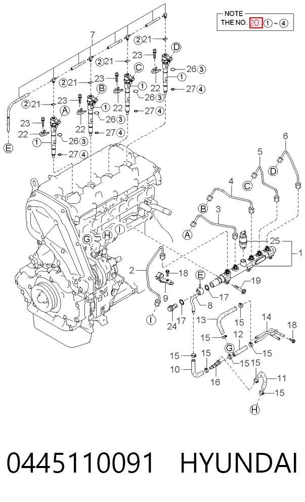 986435154 Bosch Форсунка вприску палива