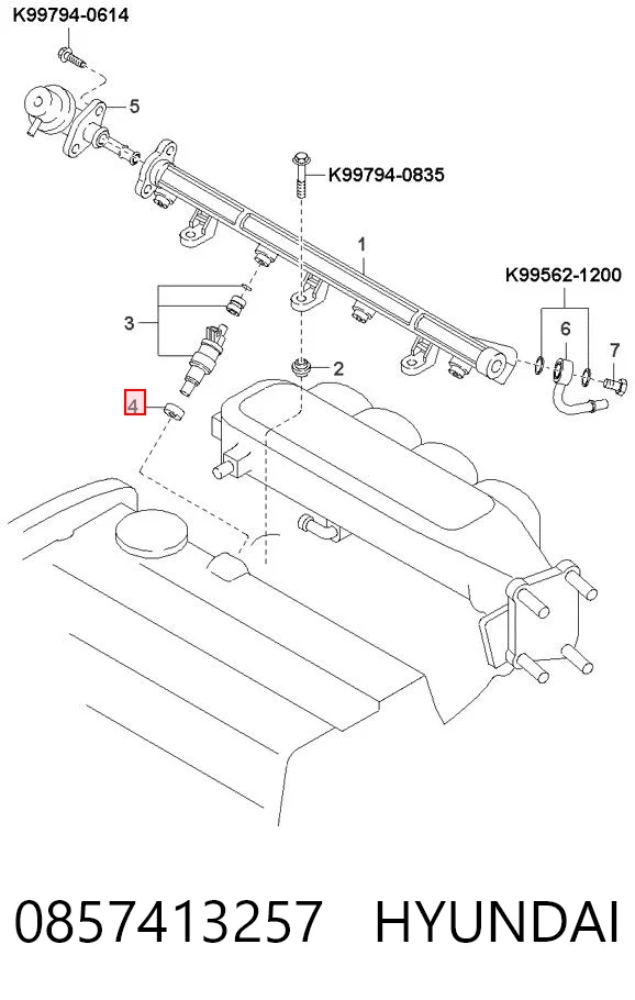 Купити Кільце форсунки Mazda 626 III GD