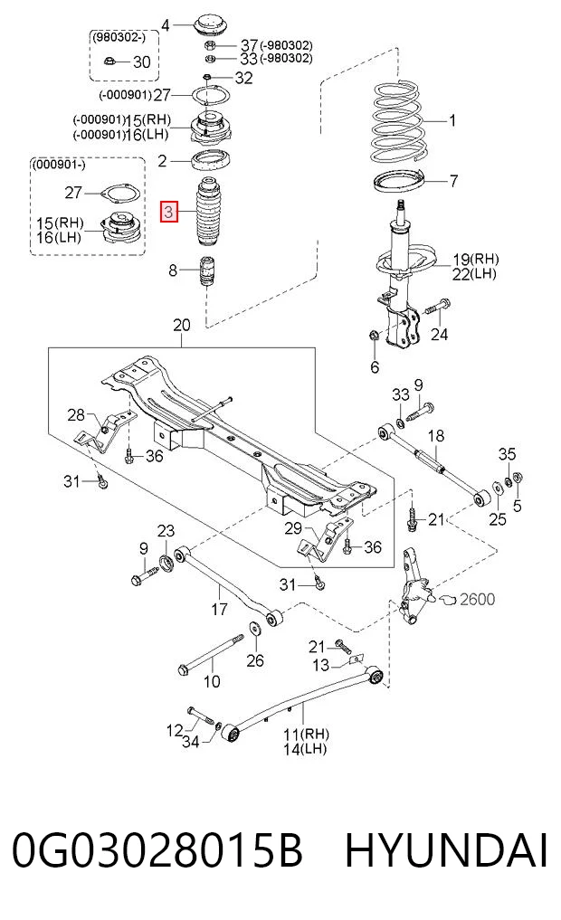 0G03028015B Hyundai/Kia
