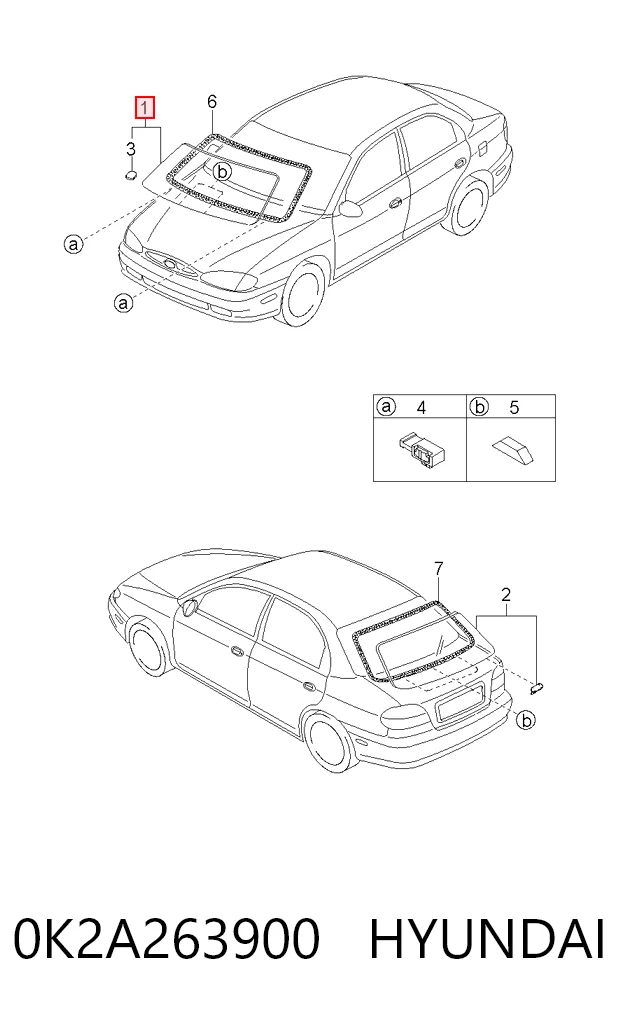 0K2A263900 Hyundai/Kia