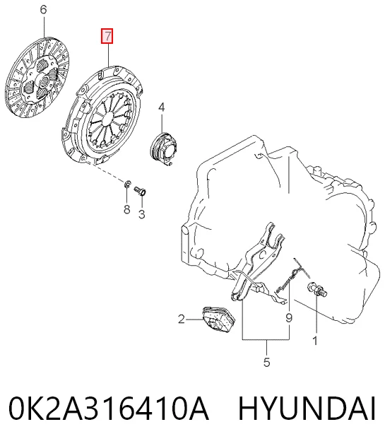 VKD25404 VALEO Натискний диск зчеплення