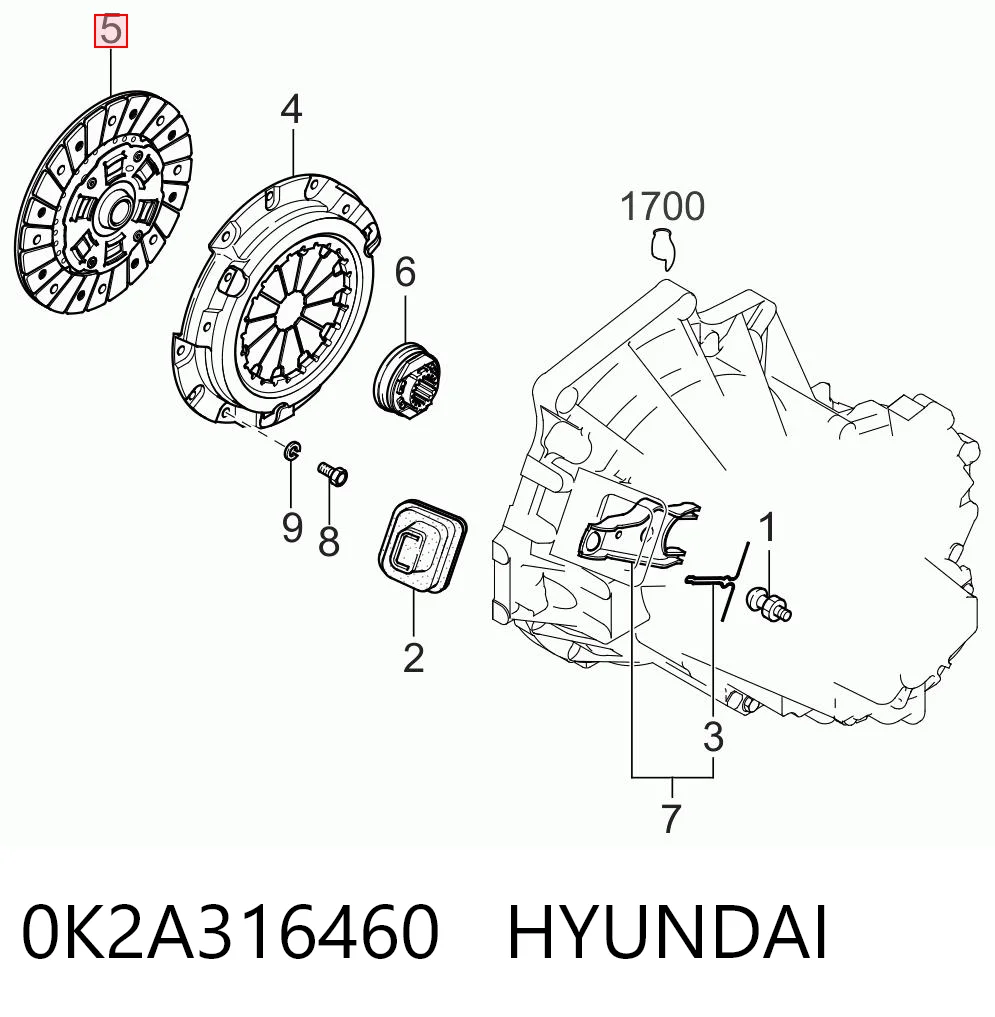 Диск зчеплення SDKI156 Seco