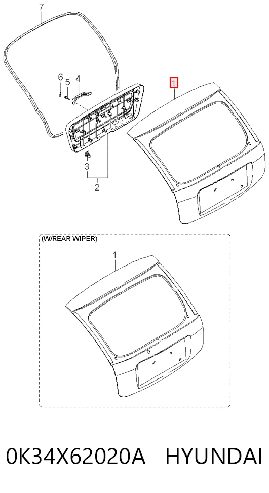 Треті двері на KIA Rio I DC