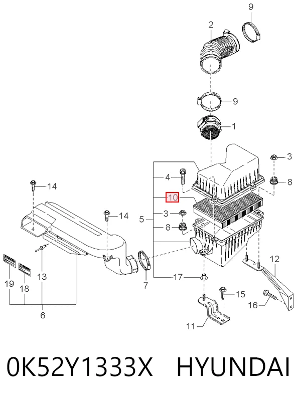 Купити PAB064 Parts-Mall Автомобільний фільтр повітря