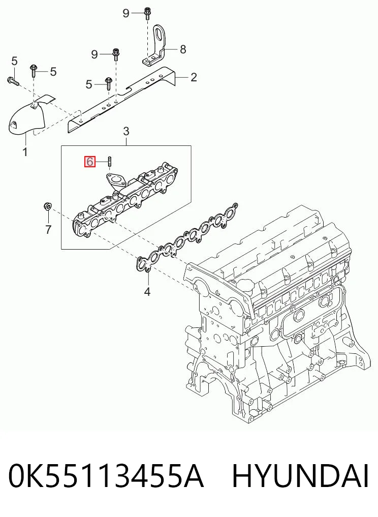 Купити HMPW703748S300 Hmpx Болт (шпилька) кріплення турбіни