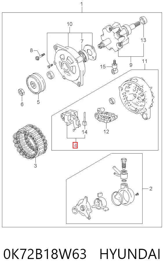 Купити 3737042300 Chrysler Реле регулятор напруги генератора