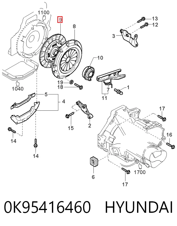Зчеплення VALEO 0K95416460VALEO ціна, від 26.78 USD