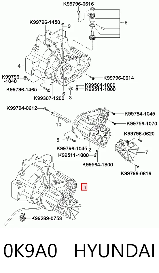 0K9A0 Hyundai/Kia МКПП