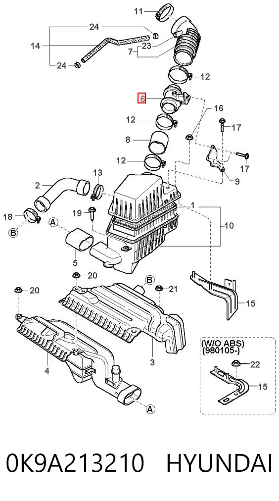 AMMQ19762 Magneti Marelli Датчик витрати повітря