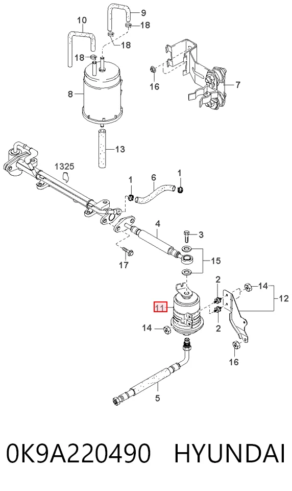 Купити MB868457 Chrysler Фільтр-відстійник палива грубої очистки