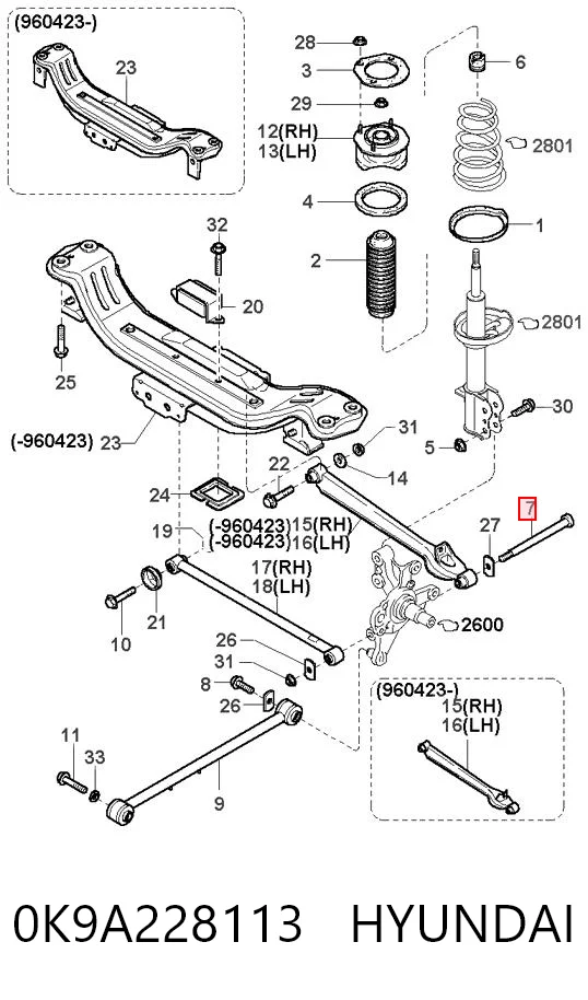 0K9A228113 Hyundai/Kia 