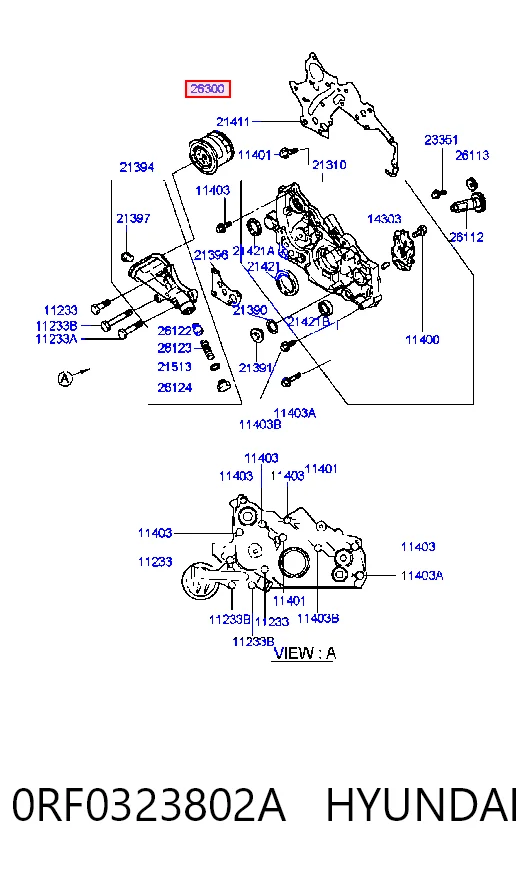 0RF0323802A Hyundai/Kia