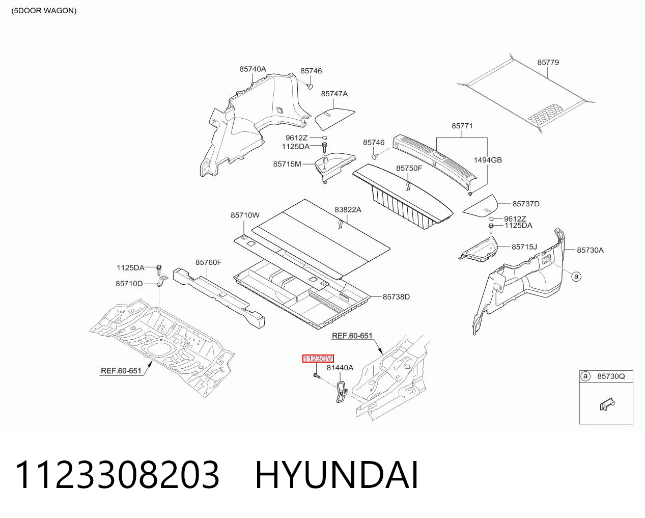1123308203 Hyundai/Kia Болт кріплення маховика