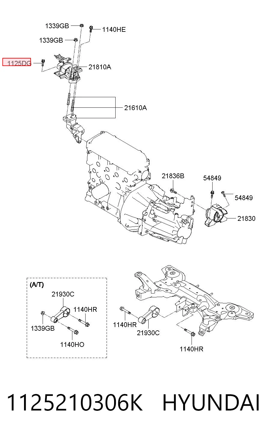 1125210306K Hyundai/Kia 