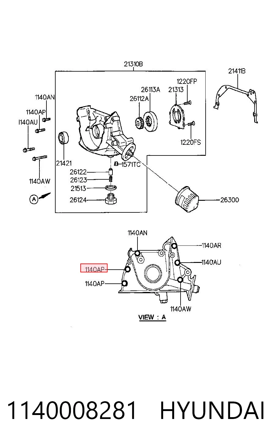 1140008281 Hyundai/Kia 
