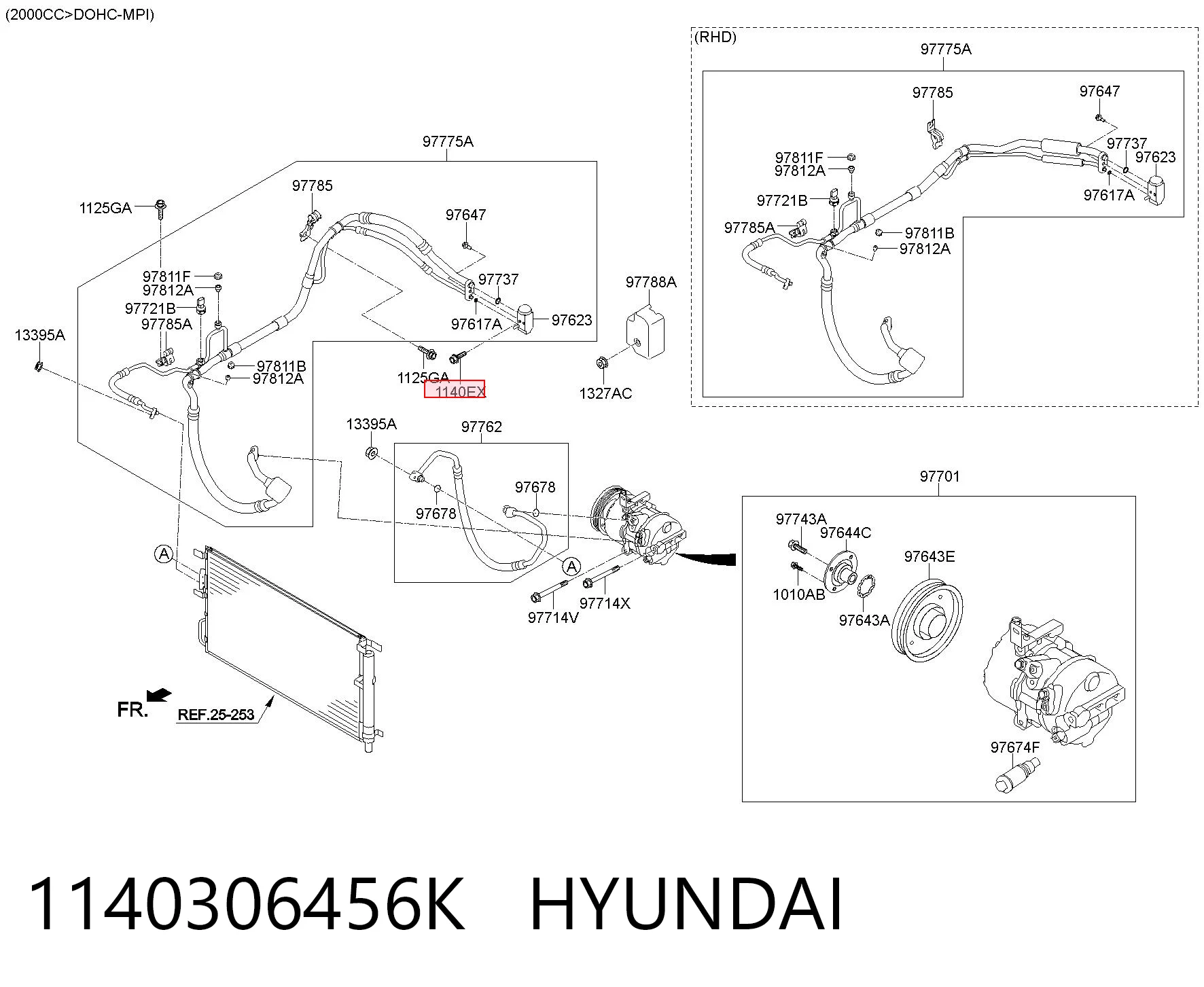 1140306456K Hyundai/Kia 