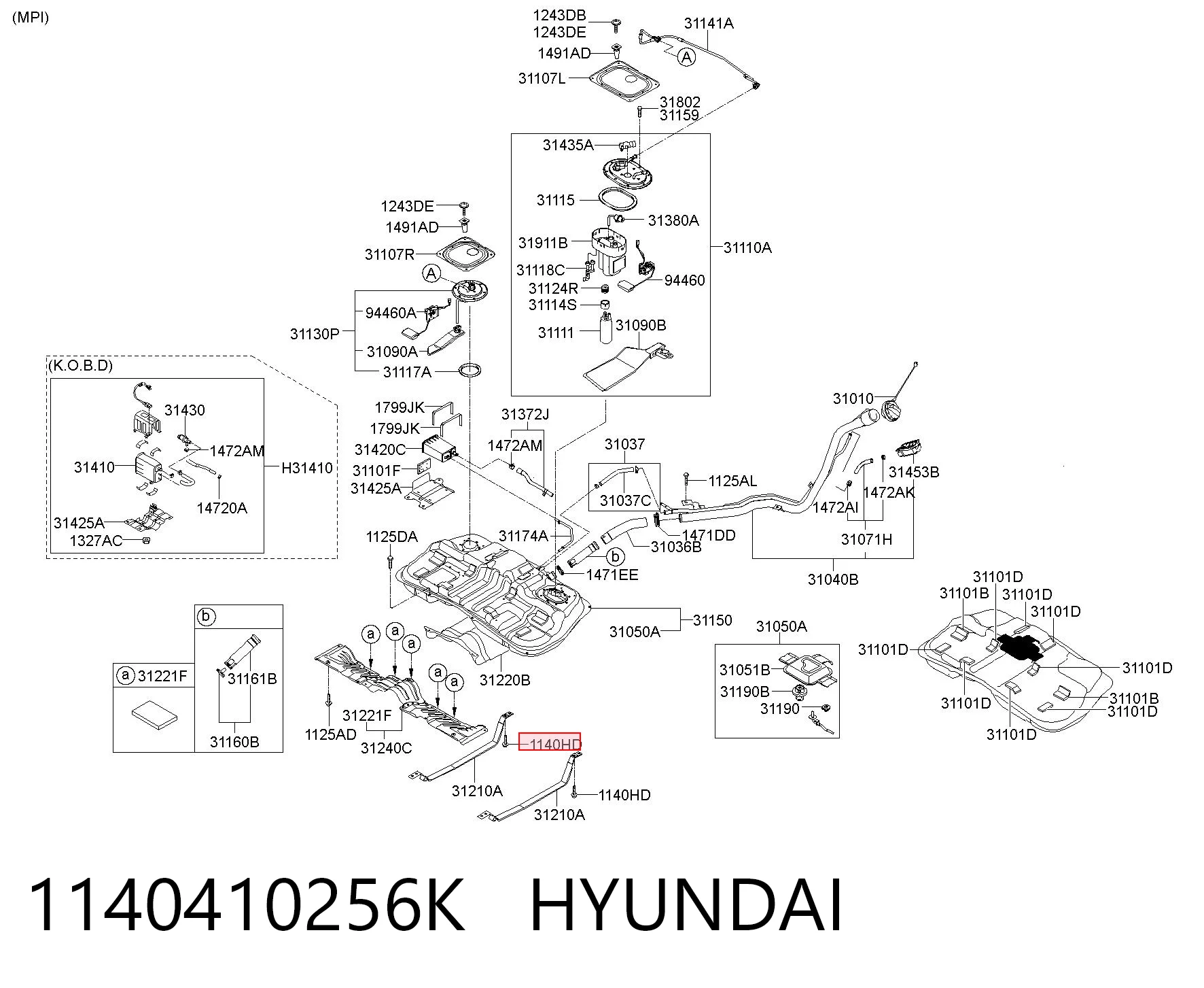 1140410256K Hyundai/Kia 