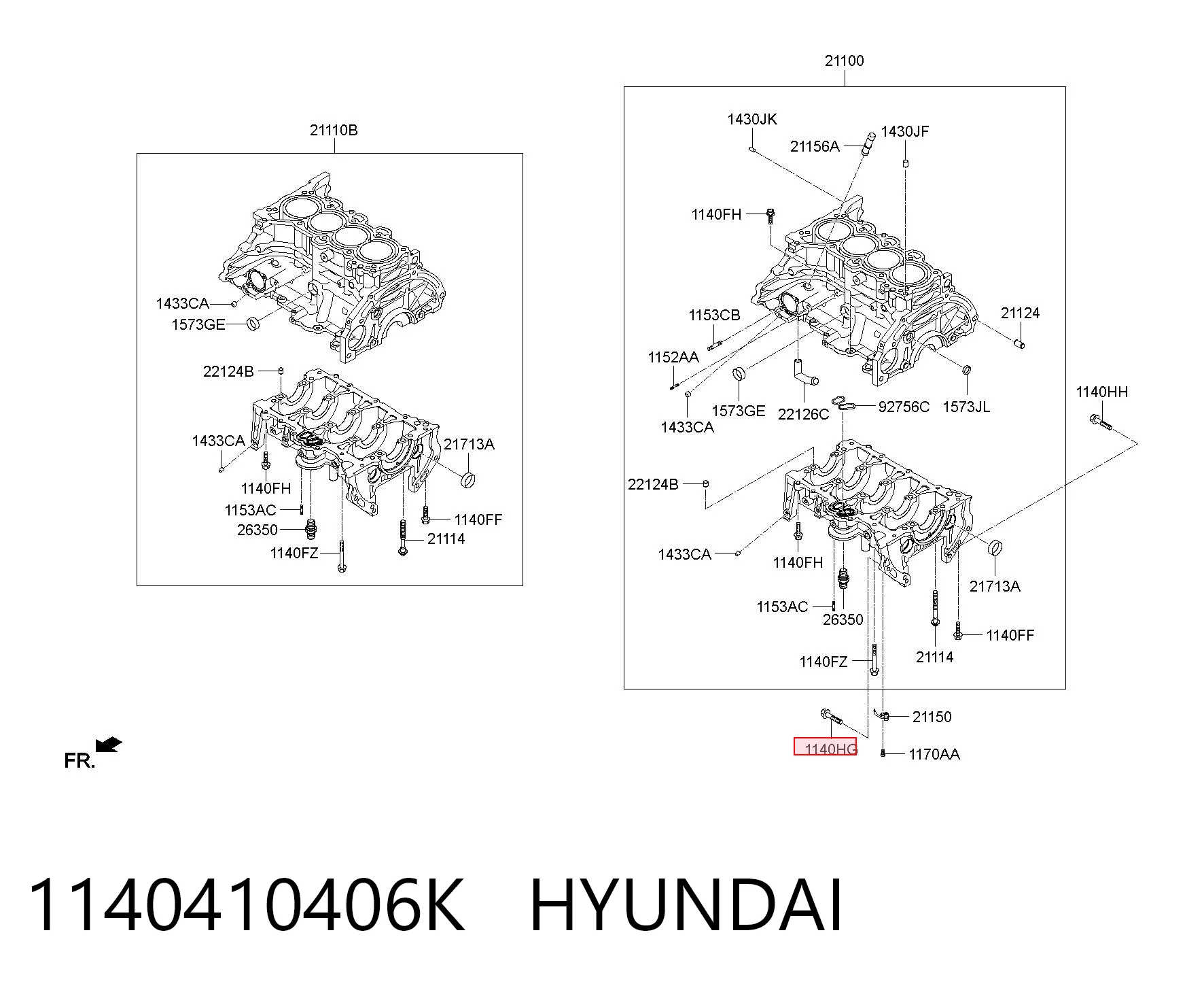 1140410406K Hyundai/Kia 