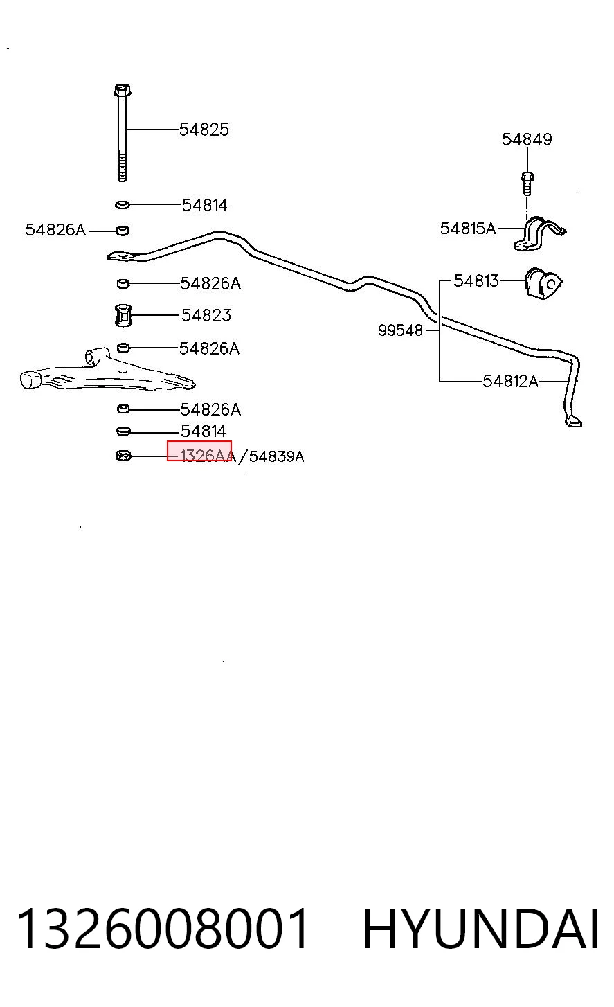 1326008001 Hyundai/Kia 