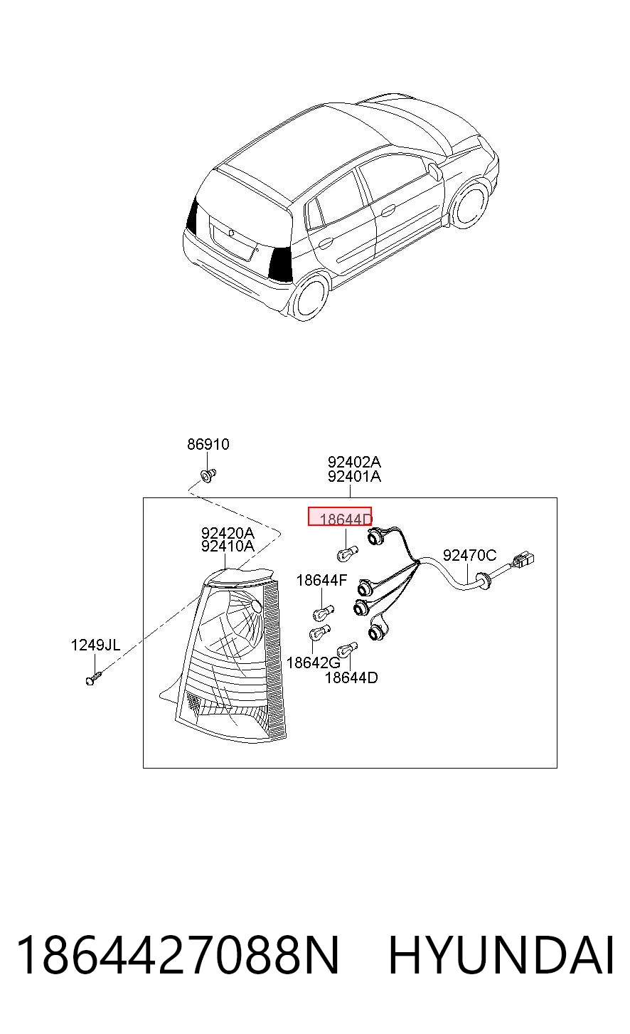 1864427088N Hyundai/Kia 