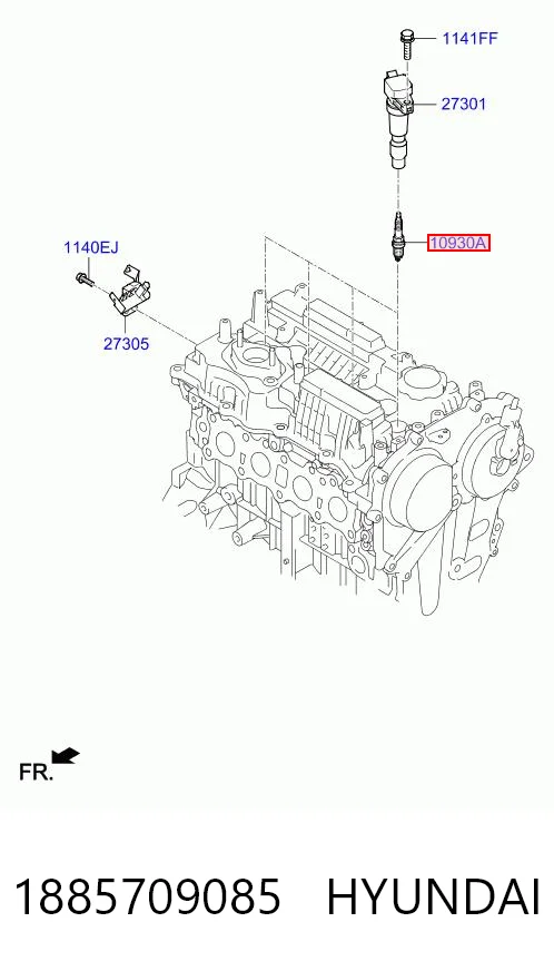 1885709085 Hyundai/Kia Свіча запалювання