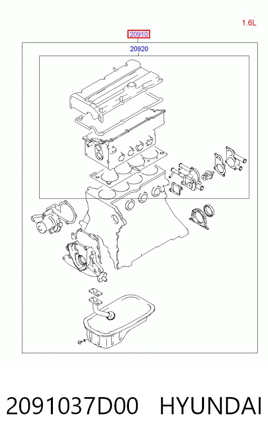 Комплект прокладок двигуна, повний Landstar PFS4602000 ціна, від 58.65 USD
