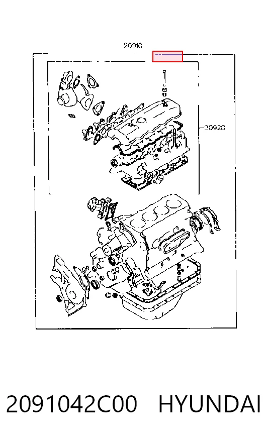 Комплект прокладок TKMI4D56V8 Takashi