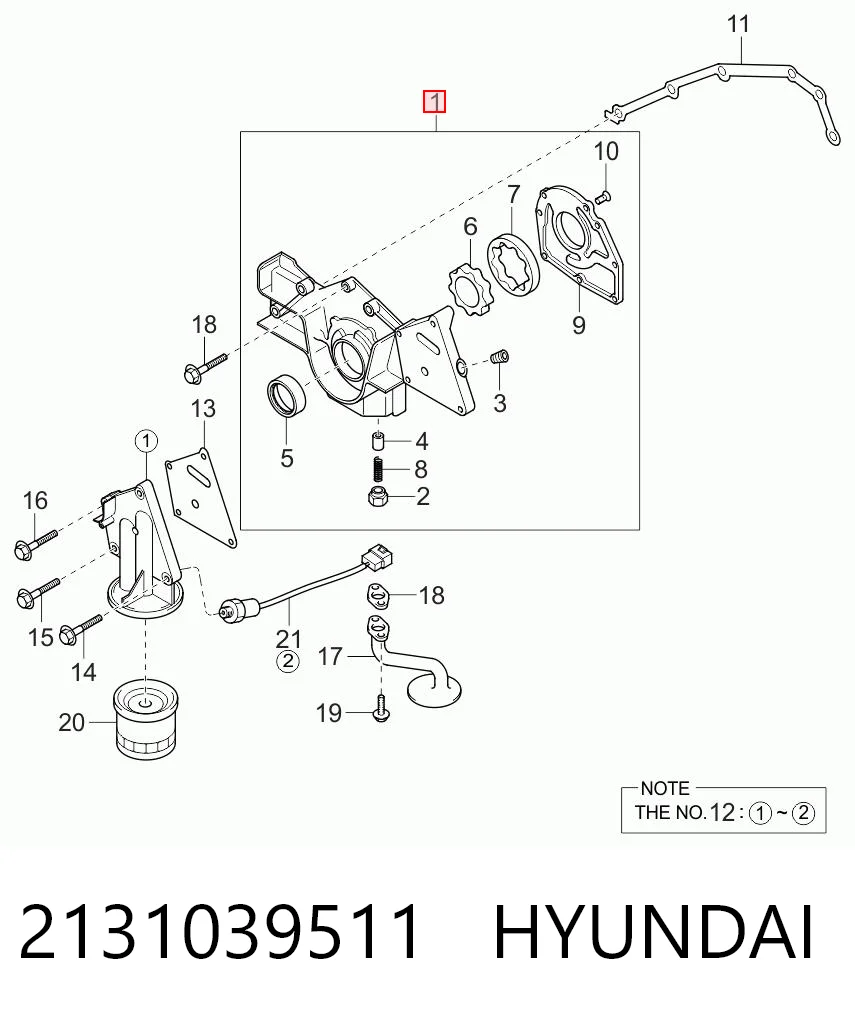 2131039511 Hyundai/Kia