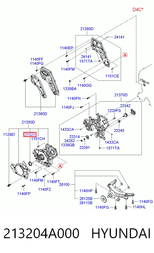 Сальник коленвала двигуна, передній KAP KM0400871 ціна, від 4.46 USD