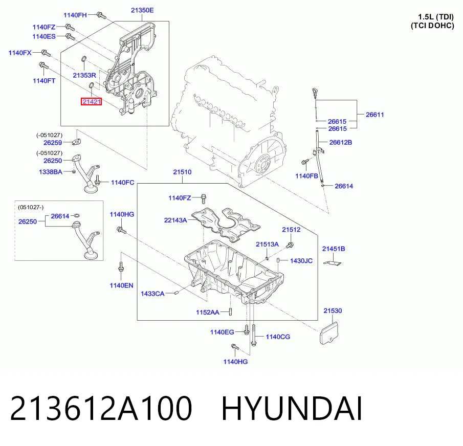 Сальник коленвала двигуна, передній POS 213612A000 ціна, від 4.18 USD