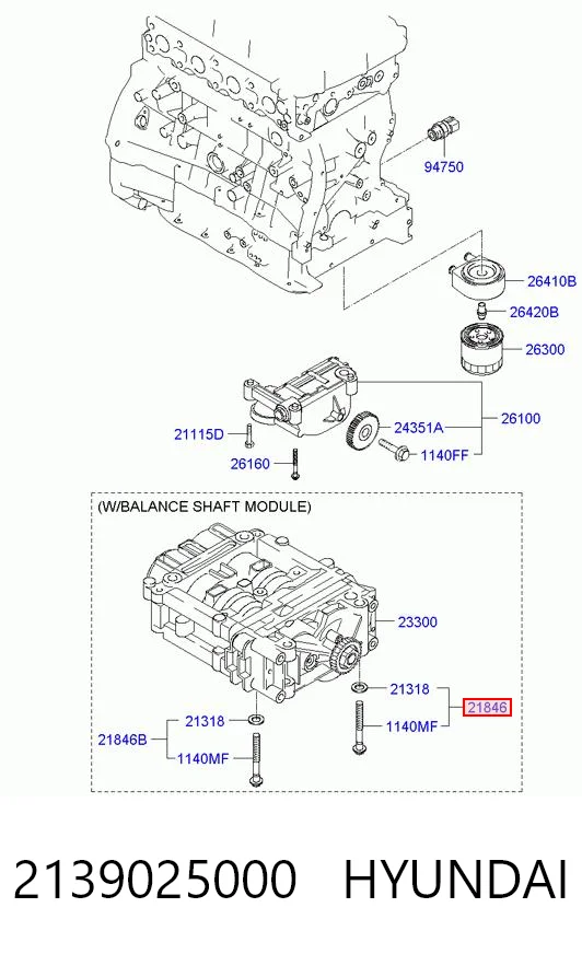 2139025000 Hyundai/Kia 