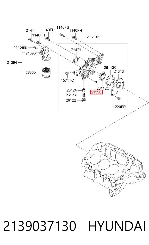 2139037130 Hyundai/Kia 