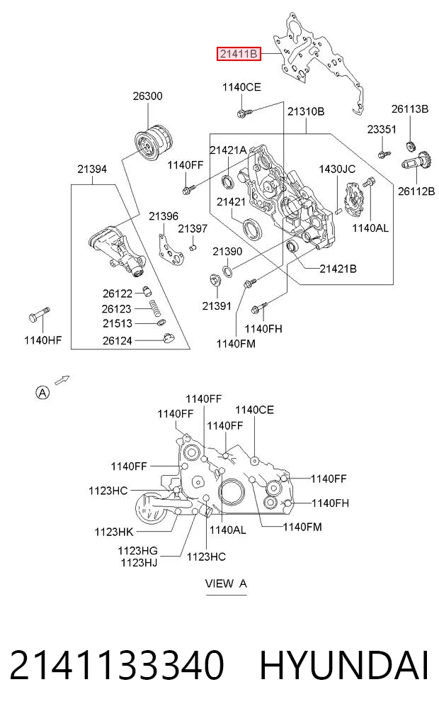 2141133340 Hyundai/Kia
