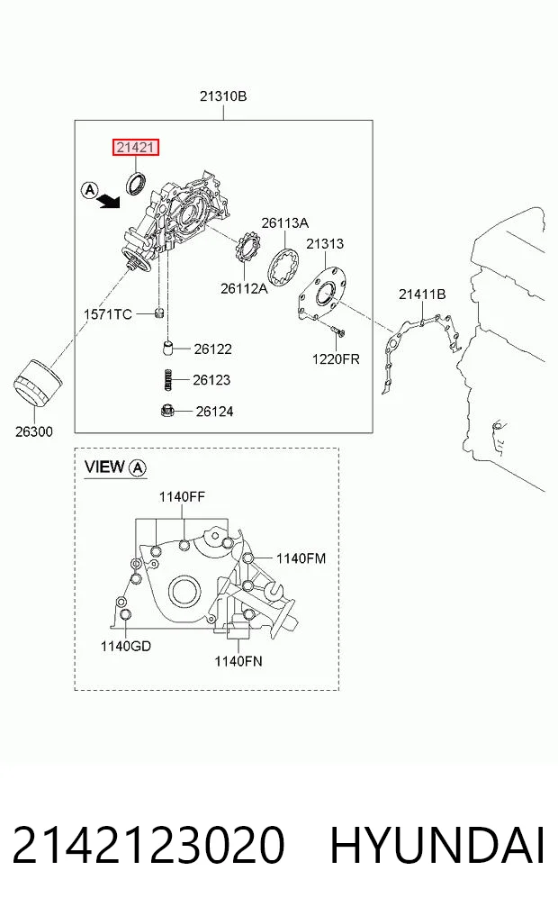 Купити OS1362 BGA Сальник коленвала передній