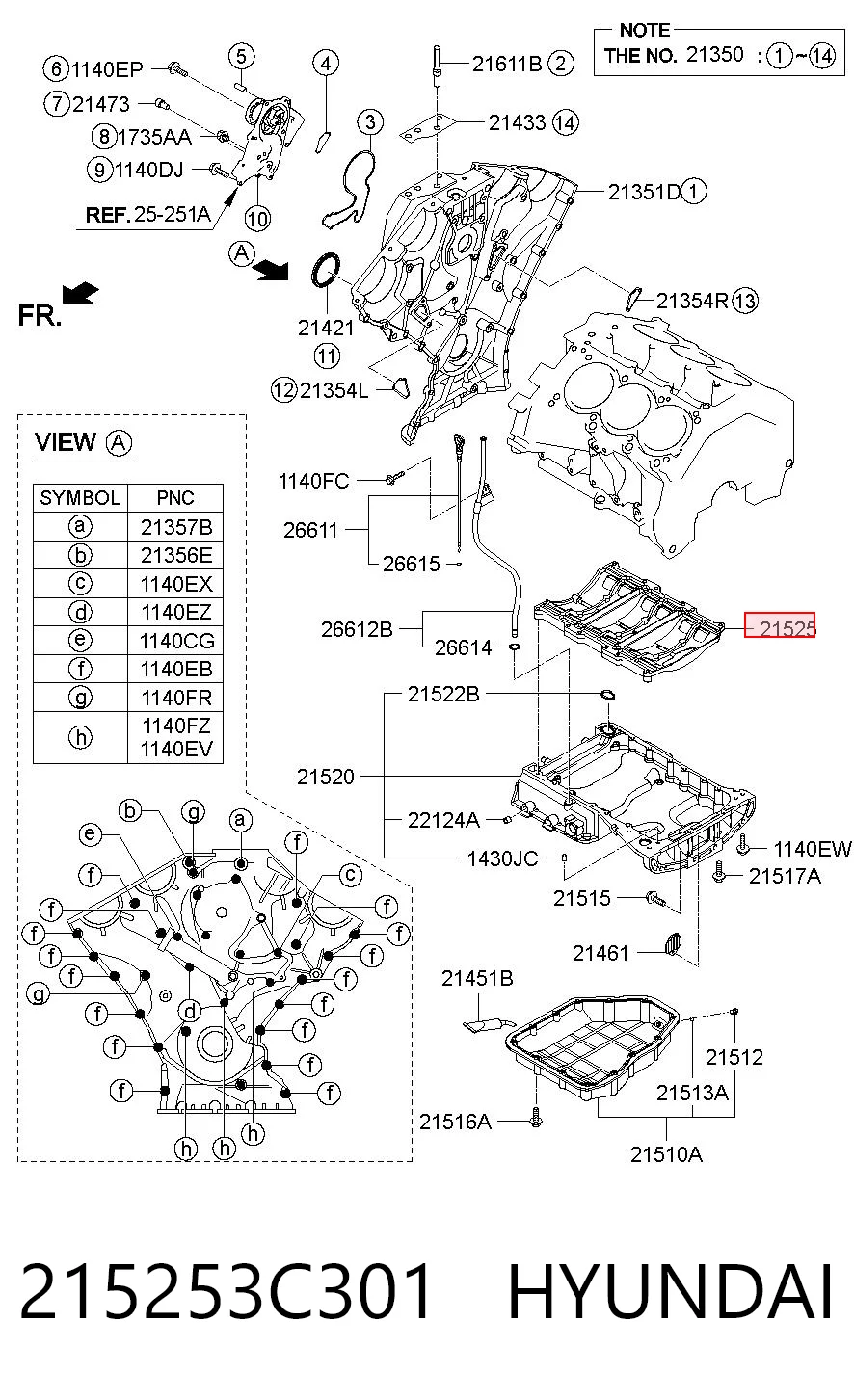 215253C301 Hyundai/Kia 