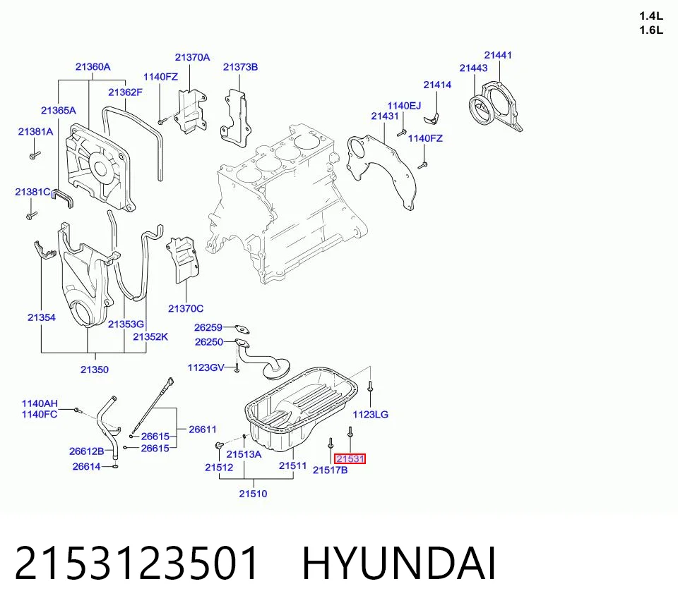 2153123501 Hyundai/Kia 