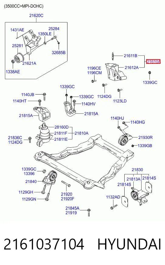 2161037104 Hyundai/Kia 