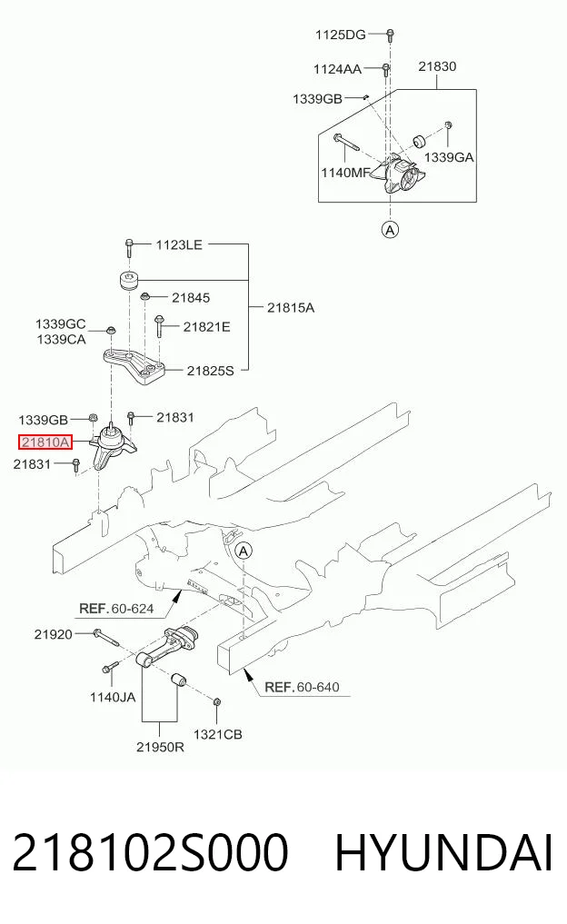 Права опора двигуна Lemforder LMI43053