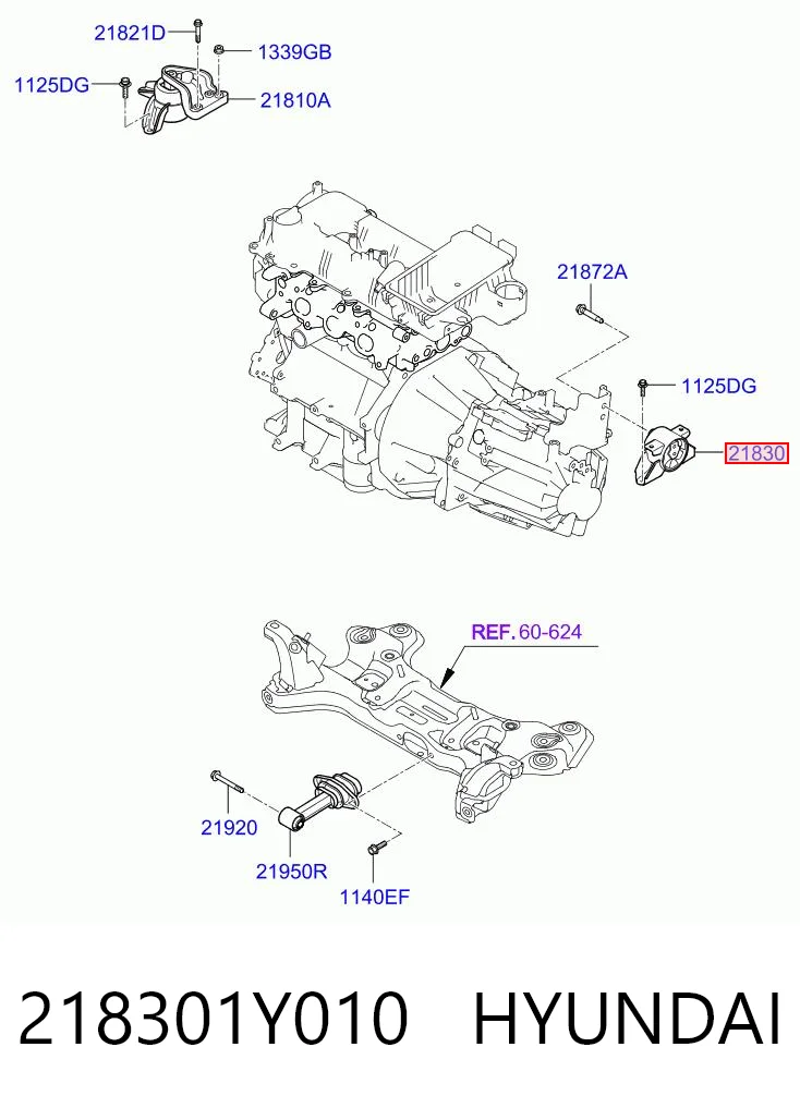Ліва подушка двигуна KIA Picanto II хетчбек (TA) (2011 - 2018) ціна, від 30.08 USD