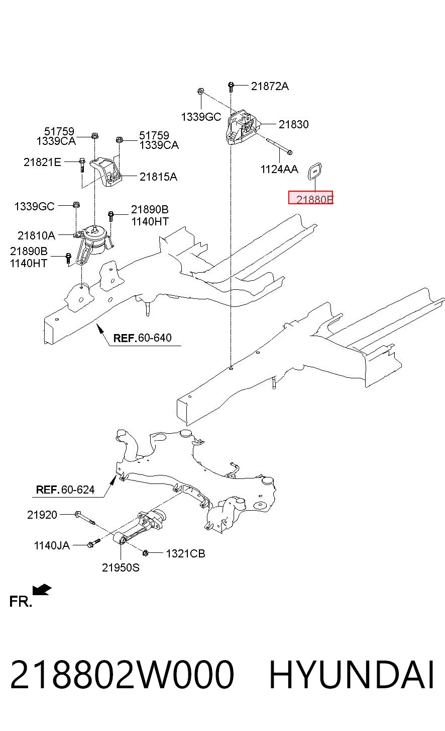 218802W000 Hyundai/Kia 
