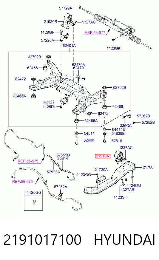 Подушка двигуна передня AP002382 PolyAuto